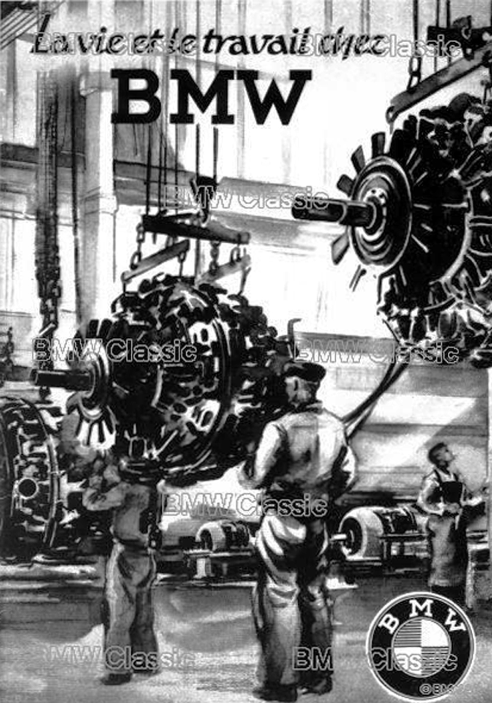 französisches BMW-Werbeplakat 1941